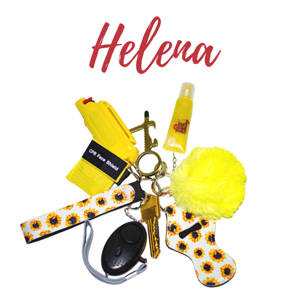 "Helena" Safety Keychain