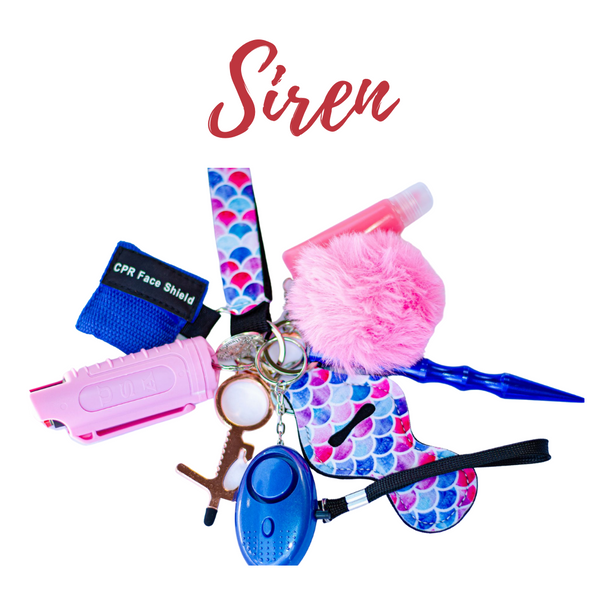 "Siren" Safety Keychain