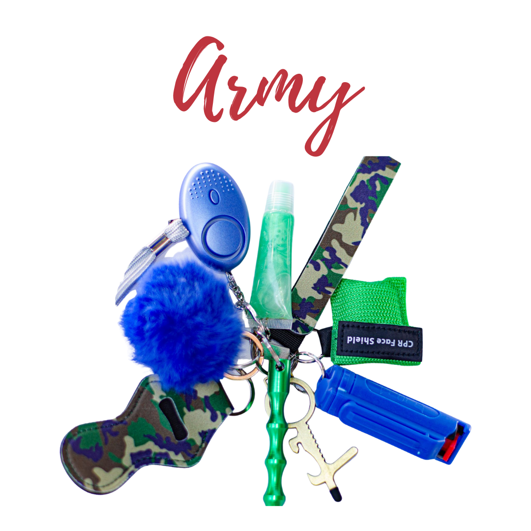 "Army" Safety Keychain