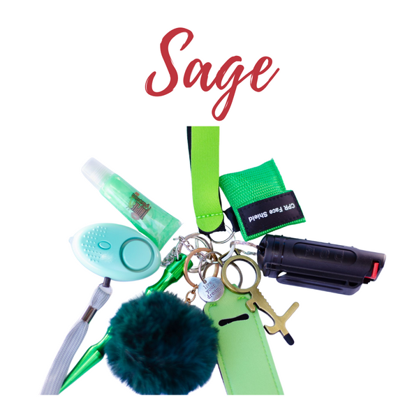 "Sage" Safety Keychain