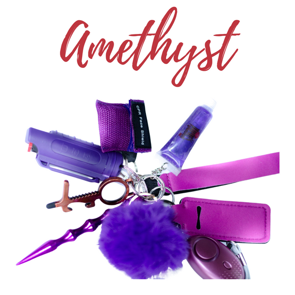 "Amethyst" Safety Keychain
