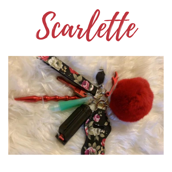 "Scarlette" Safety Keychain