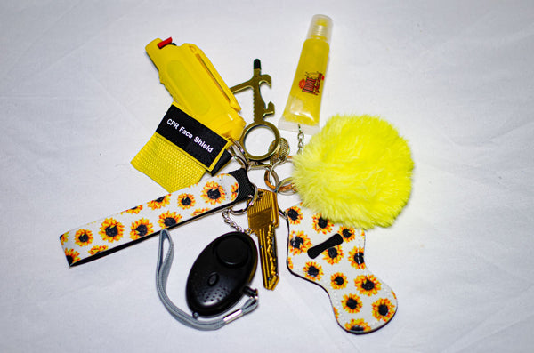 15 PCS. Assorted Safety Keychains